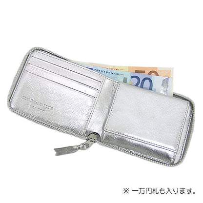 COMME des GARCONS メンズ レディース 2つ折り財布 SA7100EG シルバー SILVER