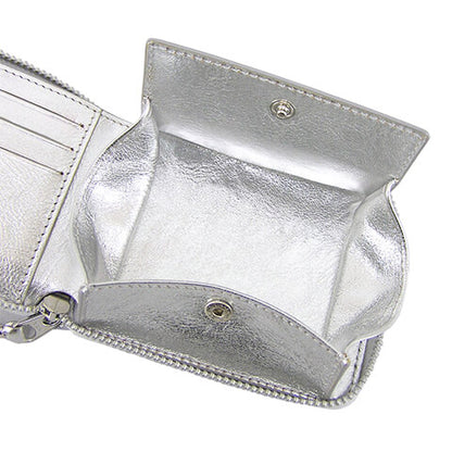 COMME des GARCONS メンズ レディース 2つ折り財布 SA7100EG シルバー SILVER