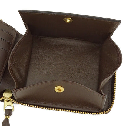 COMME des GARCONS メンズ レディース 2つ折り財布 EMBOSSED LOGOTYPE SA7100EL ブラウン BROWN