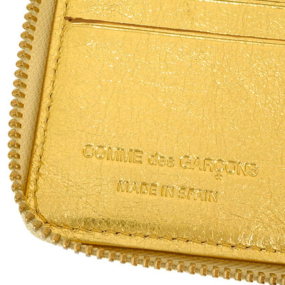 COMME des GARCONS メンズ レディース 2つ折り財布 GOLD LINE SA7100G ゴールド GOLD