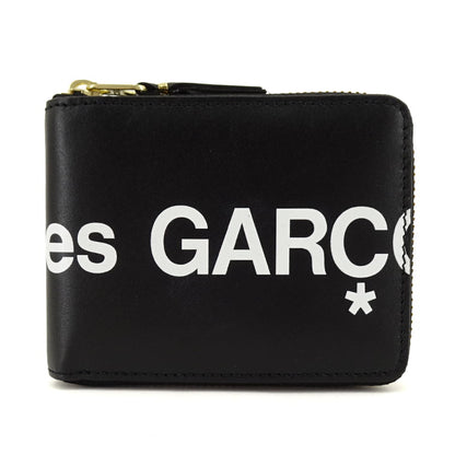 COMME des GARCONS メンズ レディース 2つ折り財布 HUGE LOGO SA7100HL ブラック BLACK