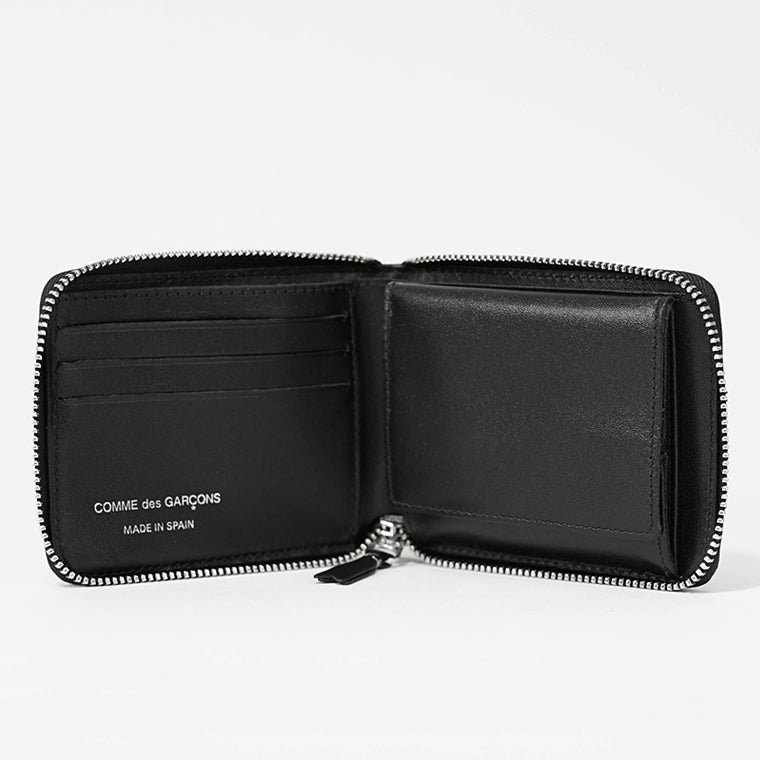 COMME des GARCONS メンズ レディース 2つ折り財布 SILVER EYELET SA7100SE ブラック BLACK