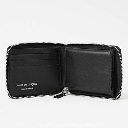 COMME des GARCONS メンズ レディース 2つ折り財布 SILVER EYELET SA7100SE ブラック BLACK