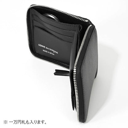 COMME des GARCONS メンズ レディース 2つ折り財布 SILVER EYELET SA7100SE ブラック BLACK