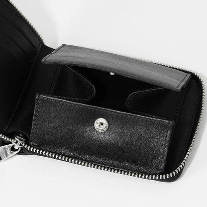 COMME des GARCONS メンズ レディース 2つ折り財布 SILVER EYELET SA7100SE ブラック BLACK
