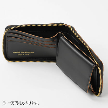 COMME des GARCONS メンズ レディース 2つ折り財布 TRIPLE STITCH SA7100TS ブラック BLACK