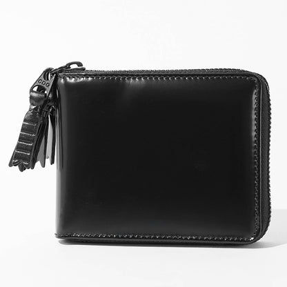 COMME des GARCONS メンズ レディース 2つ折り財布 ZIPPER MEDLEY SA7100ZM ブラック BLACK