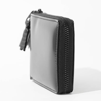 COMME des GARCONS メンズ レディース 2つ折り財布 ZIPPER MEDLEY SA7100ZM ブラック BLACK