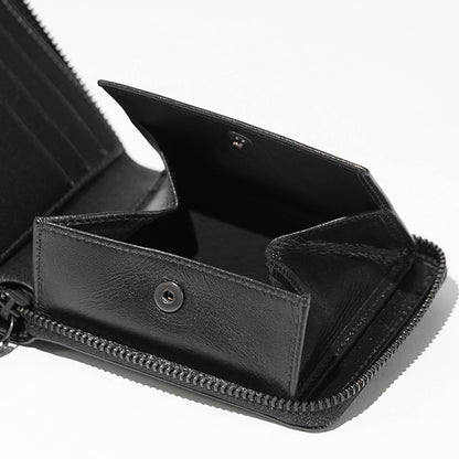COMME des GARCONS メンズ レディース 2つ折り財布 ZIPPER MEDLEY SA7100ZM ブラック BLACK