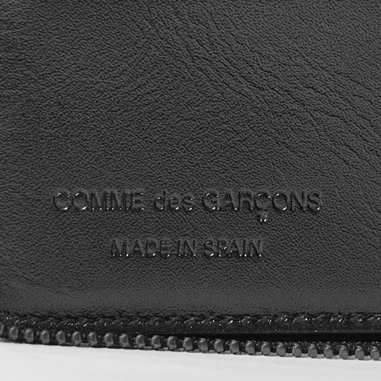 COMME des GARCONS メンズ レディース 2つ折り財布 ZIPPER MEDLEY SA7100ZM ブラック BLACK
