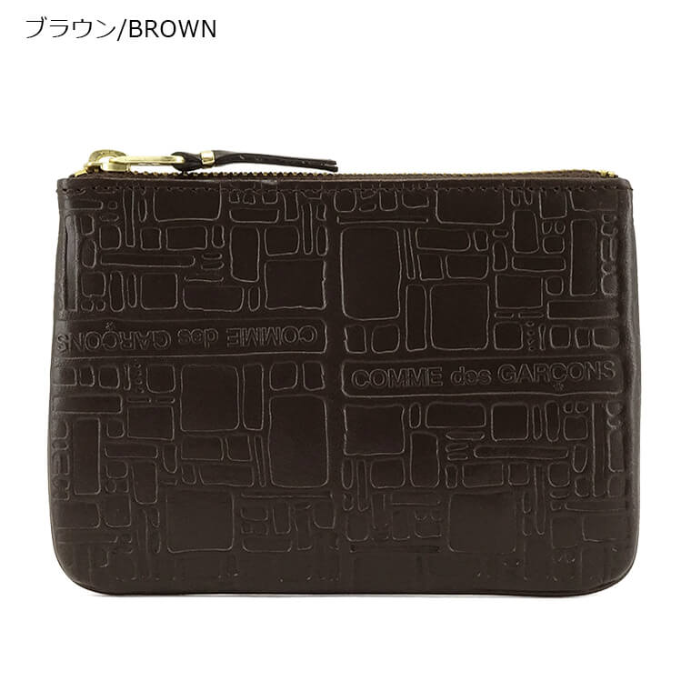 COMME des GARCONS メンズ レディース コインケース EMBOSSED LOGOTYPE SA8100EL 2カラー