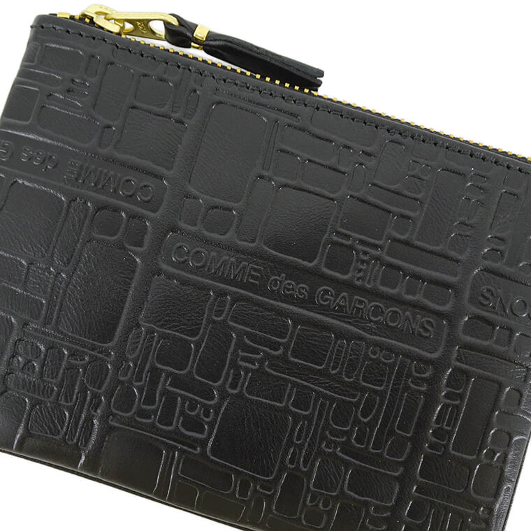 COMME des GARCONS メンズ レディース コインケース EMBOSSED LOGOTYPE SA8100EL 2カラー
