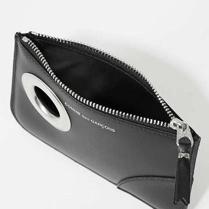 COMME des GARCONS メンズ レディース ポーチ SILVER EYELET SA8100SE ブラック BLACK