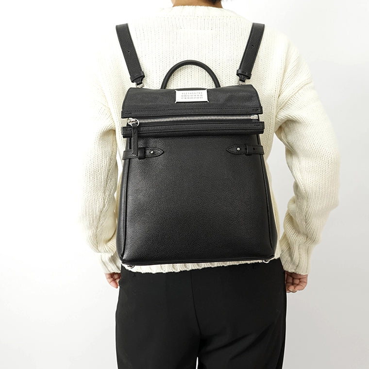 Maison Margiela メンズ レディース バックパック 5AC TOP HANDLE BACKPACK SB1WA0018 P5348 ブラック T8013