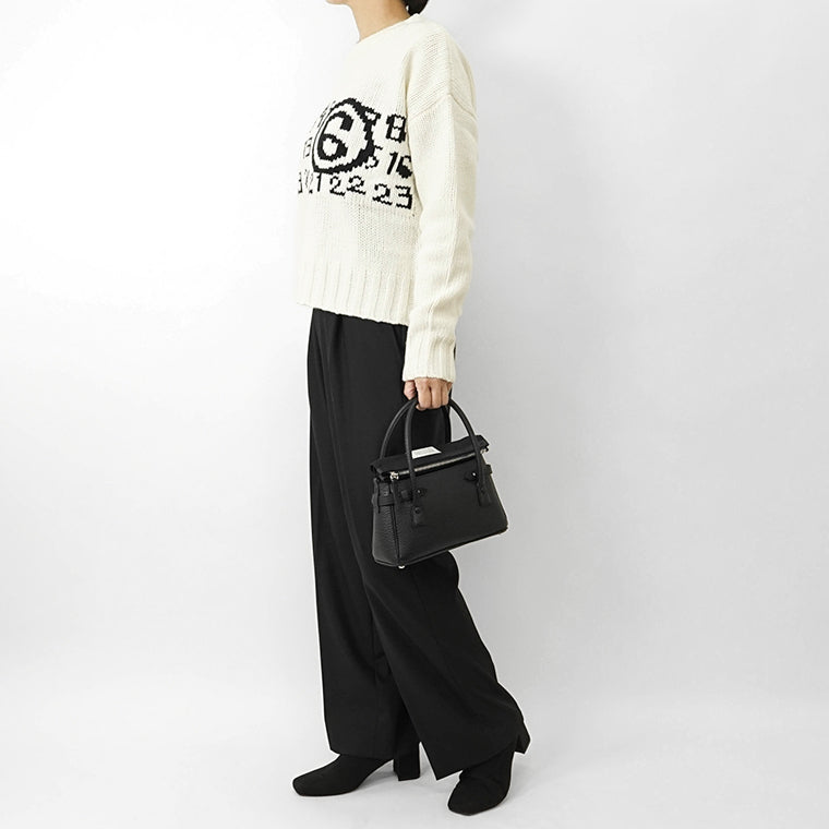 Maison Margiela レディース ショルダーバッグ 5AC EAST WEST SMALL HANDBAG SB1WD0034 P4348 ブラック T8013