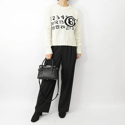 Maison Margiela レディース ショルダーバッグ 5AC EAST WEST SMALL HANDBAG SB1WD0034 P4348 ブラック T8013