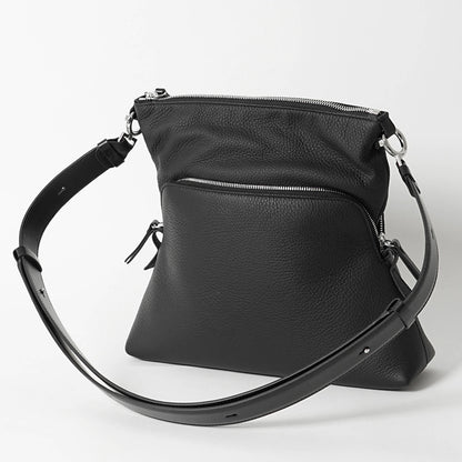 Maison Margiela メンズ レディース ショルダーバッグ 5AC LEATHER SHOULDER BAG SMALL SB1WG0003 P4746 ブラック T8013