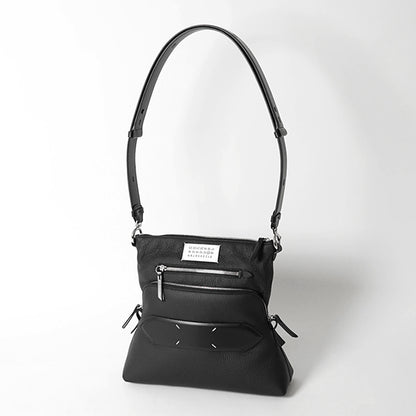 Maison Margiela メンズ レディース ショルダーバッグ 5AC LEATHER SHOULDER BAG SMALL SB1WG0003 P4746 ブラック T8013