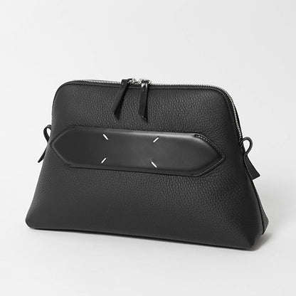 Maison Margiela メンズ レディース ショルダーバッグ 5AC LEATHER SHOULDER BAG SMALL SB1WG0003 P4746 ブラック T8013