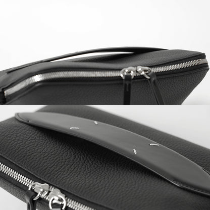 Maison Margiela メンズ レディース ショルダーバッグ 5AC LEATHER SHOULDER BAG SMALL SB1WG0003 P4746 ブラック T8013