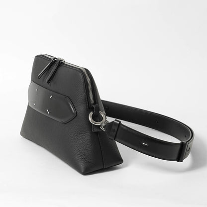 Maison Margiela メンズ レディース ショルダーバッグ 5AC LEATHER SHOULDER BAG SMALL SB1WG0003 P4746 ブラック T8013