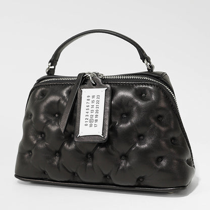 Maison Margiela レディース ショルダーバッグ GLAM SLAM EMBROIDERY TRAPEZOID BAG SB1WG0065 P6434 ブラック T8013