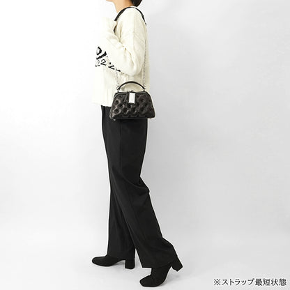 Maison Margiela レディース ショルダーバッグ GLAM SLAM EMBROIDERY TRAPEZOID BAG SB1WG0065 P6434 ブラック T8013