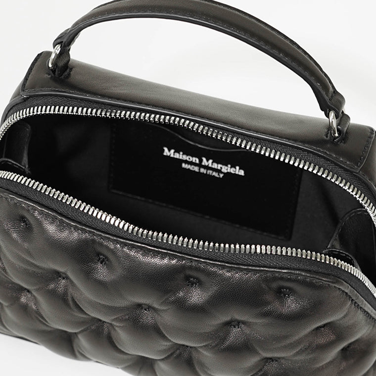 Maison Margiela レディース ショルダーバッグ GLAM SLAM EMBROIDERY TRAPEZOID BAG SB1WG0065 P6434 ブラック T8013