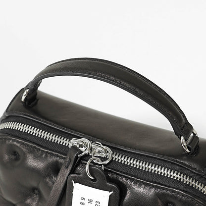 Maison Margiela レディース ショルダーバッグ GLAM SLAM EMBROIDERY TRAPEZOID BAG SB1WG0065 P6434 ブラック T8013