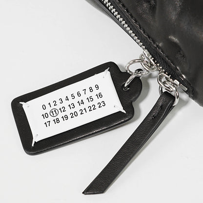 Maison Margiela レディース ショルダーバッグ GLAM SLAM EMBROIDERY TRAPEZOID BAG SB1WG0065 P6434 ブラック T8013