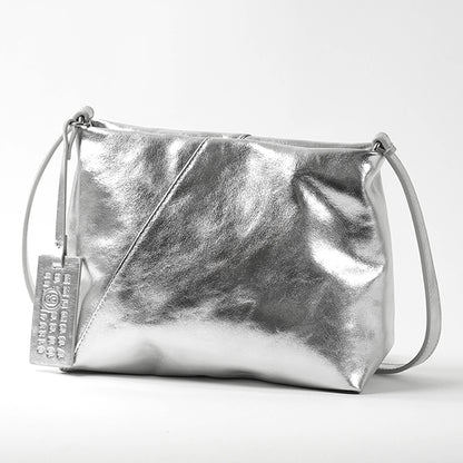 【SUMMER FINAL SALE】 MM6 Maison Margiela レディース ショルダーバッグ JAPANESE FOLDED SHOULDER BAG SB5ZH0032 P7703 SILVER シルバー T9002