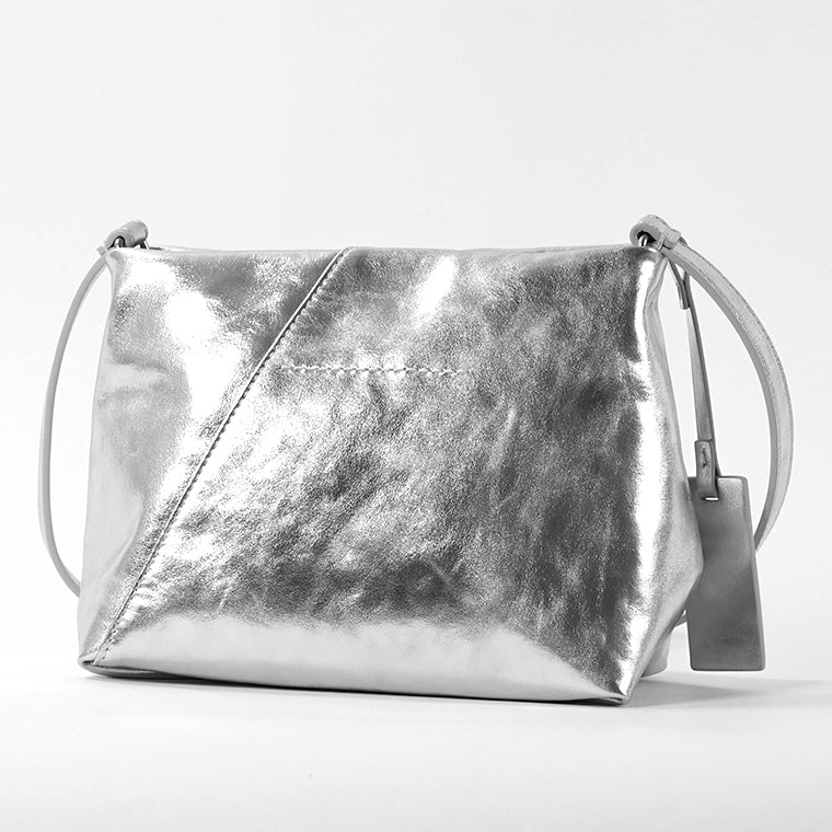 【SUMMER FINAL SALE】 MM6 Maison Margiela レディース ショルダーバッグ JAPANESE FOLDED SHOULDER BAG SB5ZH0032 P7703 SILVER シルバー T9002
