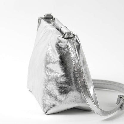 【SUMMER FINAL SALE】 MM6 Maison Margiela レディース ショルダーバッグ JAPANESE FOLDED SHOULDER BAG SB5ZH0032 P7703 SILVER シルバー T9002