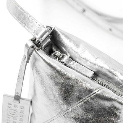 【SUMMER FINAL SALE】 MM6 Maison Margiela レディース ショルダーバッグ JAPANESE FOLDED SHOULDER BAG SB5ZH0032 P7703 SILVER シルバー T9002