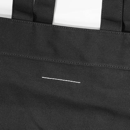 MM6 Maison Margiela レディース メンズ トートバッグ REVERSIX CANVAS SHOPPING BAG SB6WC0020 P8331 ブラック T8013