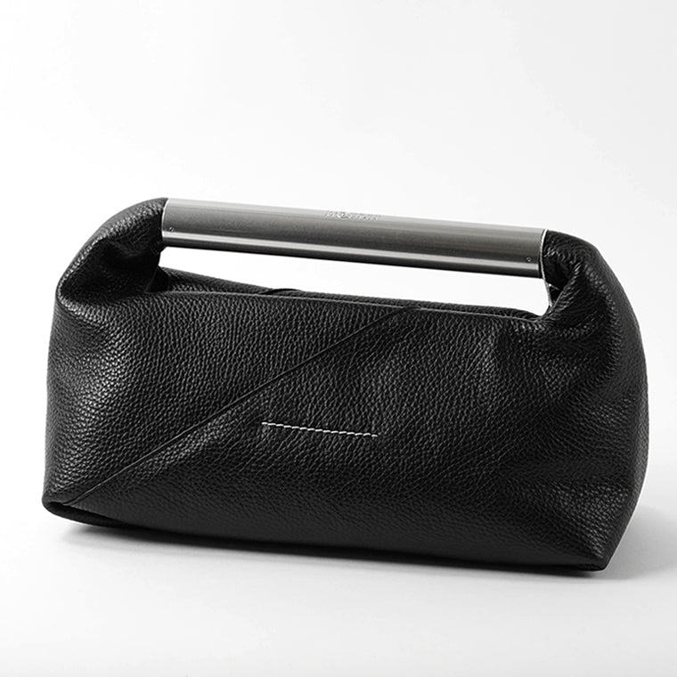 【SUMMER FINAL SALE】 MM6 Maison Margiela レディース ハンドバッグ JAPANESE JEWEL HANDLE BAG SB6WD0046 P9068 BLACK ブラック T8013