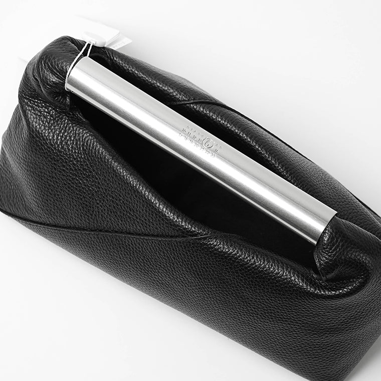 【SUMMER FINAL SALE】 MM6 Maison Margiela レディース ハンドバッグ JAPANESE JEWEL HANDLE BAG SB6WD0046 P9068 BLACK ブラック T8013