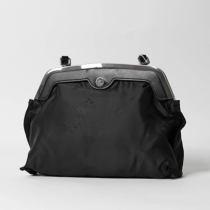 MM6 Maison Margiela レディース ショルダーバッグ REVERSE POCHETTE MINI SB6WF0008 P8503 BLACK BLACK ブラック HA751