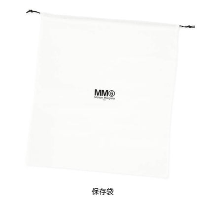 【SUMMER FINAL SALE】 MM6 Maison Margiela メンズ ショルダーバッグ NUMERIC NYLON CROSSBODY BAG SB6WG0024 P9062 BLACK ブラック T8013