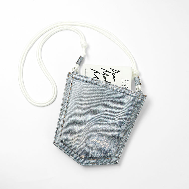 【SUMMER FINAL SALE】 MM6 Maison Margiela レディース ショルダーバッグ SB6ZH0038 P9060 デニムブルー T6002
