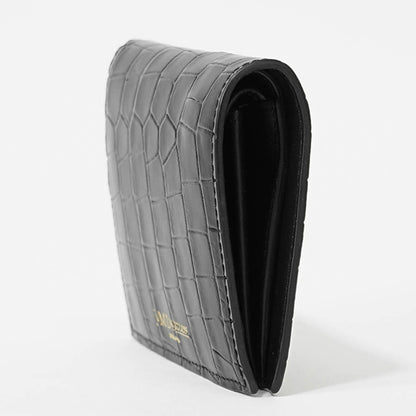 J&M DAVIDSON レディース 2つ折り財布 EMBOSSED CROC BI FOLD WALLET SBFW 0XX 0BC ECXX 2カラー