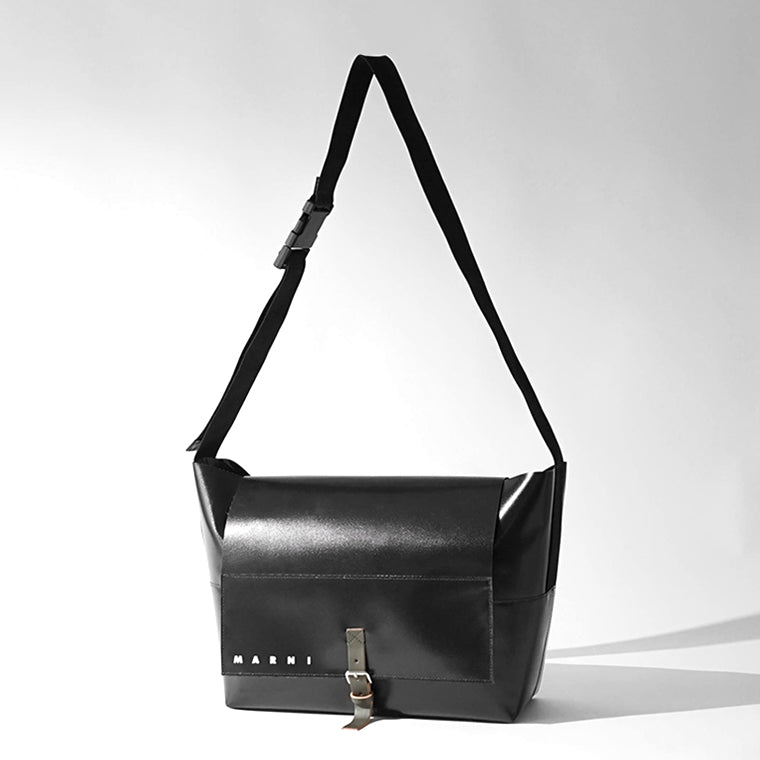 MARNI メンズ レディース ショルダーバッグ TRIBECA MESSENGER BAG SBMQ0127A0 P5769 BLACK ブラック 00N99