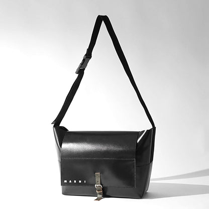 MARNI メンズ レディース ショルダーバッグ TRIBECA MESSENGER BAG SBMQ0127A0 P5769 BLACK ブラック 00N99