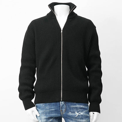 MM6 Maison Margiela メンズ ジップアップカーディガン SH0AM0028 M13039 BLACK ブラック 900