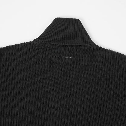 MM6 Maison Margiela メンズ ジップアップカーディガン SH0AM0028 M13039 BLACK ブラック 900