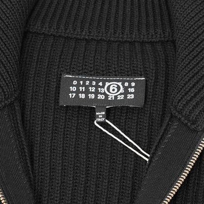 MM6 Maison Margiela メンズ ジップアップカーディガン SH0AM0028 M13039 BLACK ブラック 900