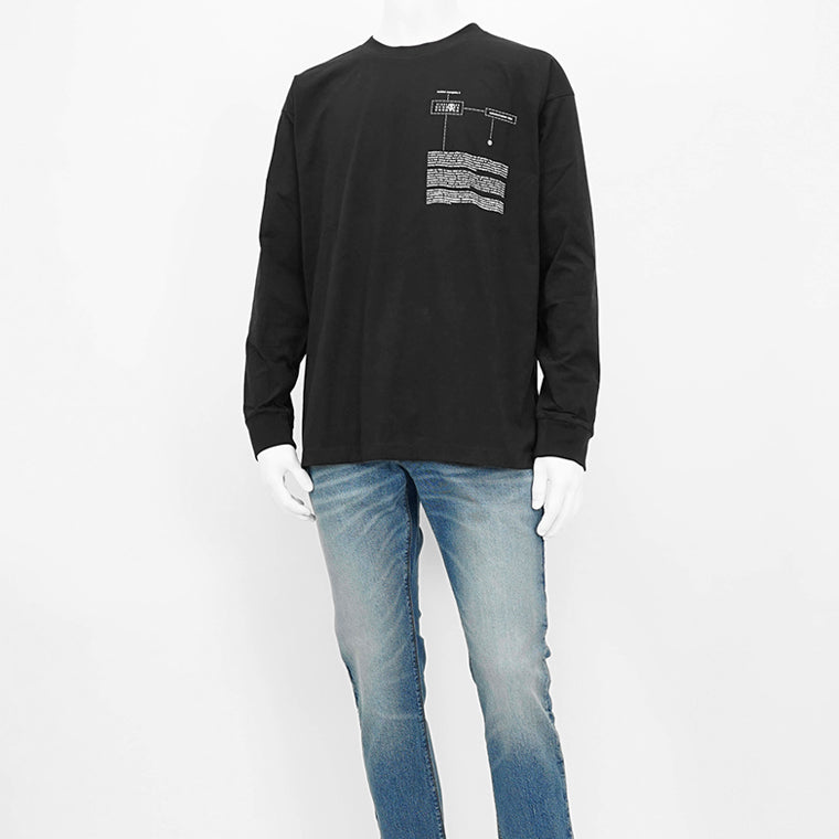 MM6 Maison Margiela メンズ 長袖Tシャツ SH0GC0028 S24312 ブラック 900