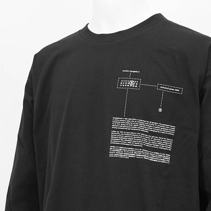 MM6 Maison Margiela メンズ 長袖Tシャツ SH0GC0028 S24312 ブラック 900