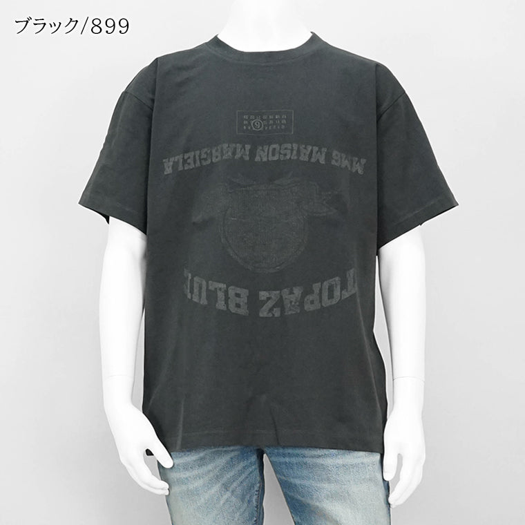 MM6 Maison Margiela メンズ Tシャツ TOPAZ BLUE T SHIRT SH0GC0041 S24311 2カラー