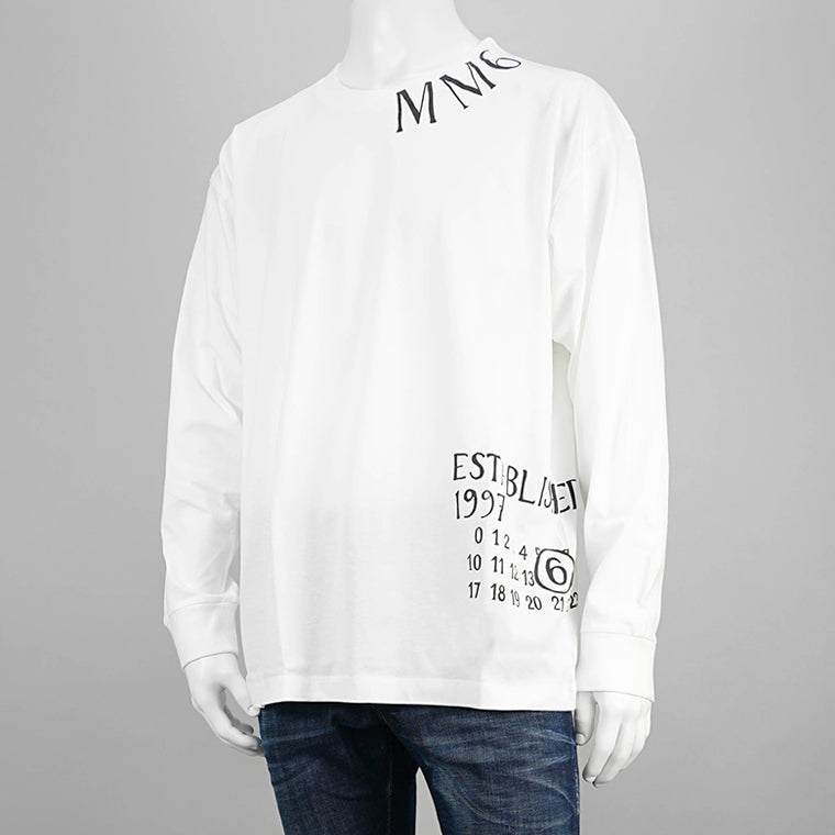MM6 Maison Margiela メンズ 長袖Tシャツ SH0GC0047 S24312 2カラー